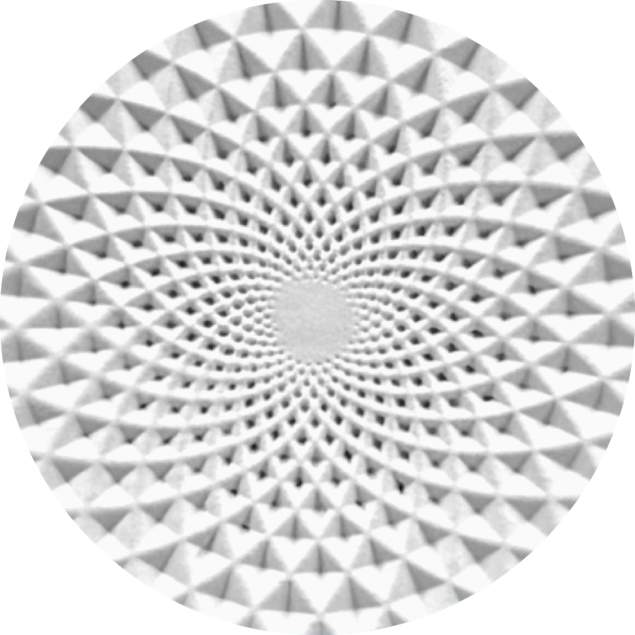 Parchment Texture Circles Small – Geometric Op Art
