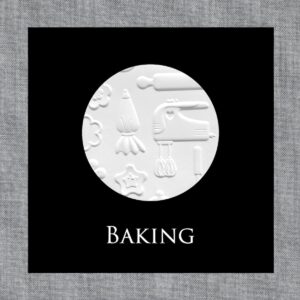 Embossed Parchment Texture Circles – Baking