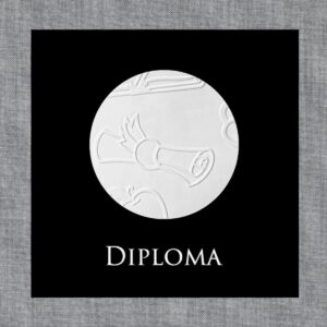 Embossed Parchment Texture Circles – Diploma