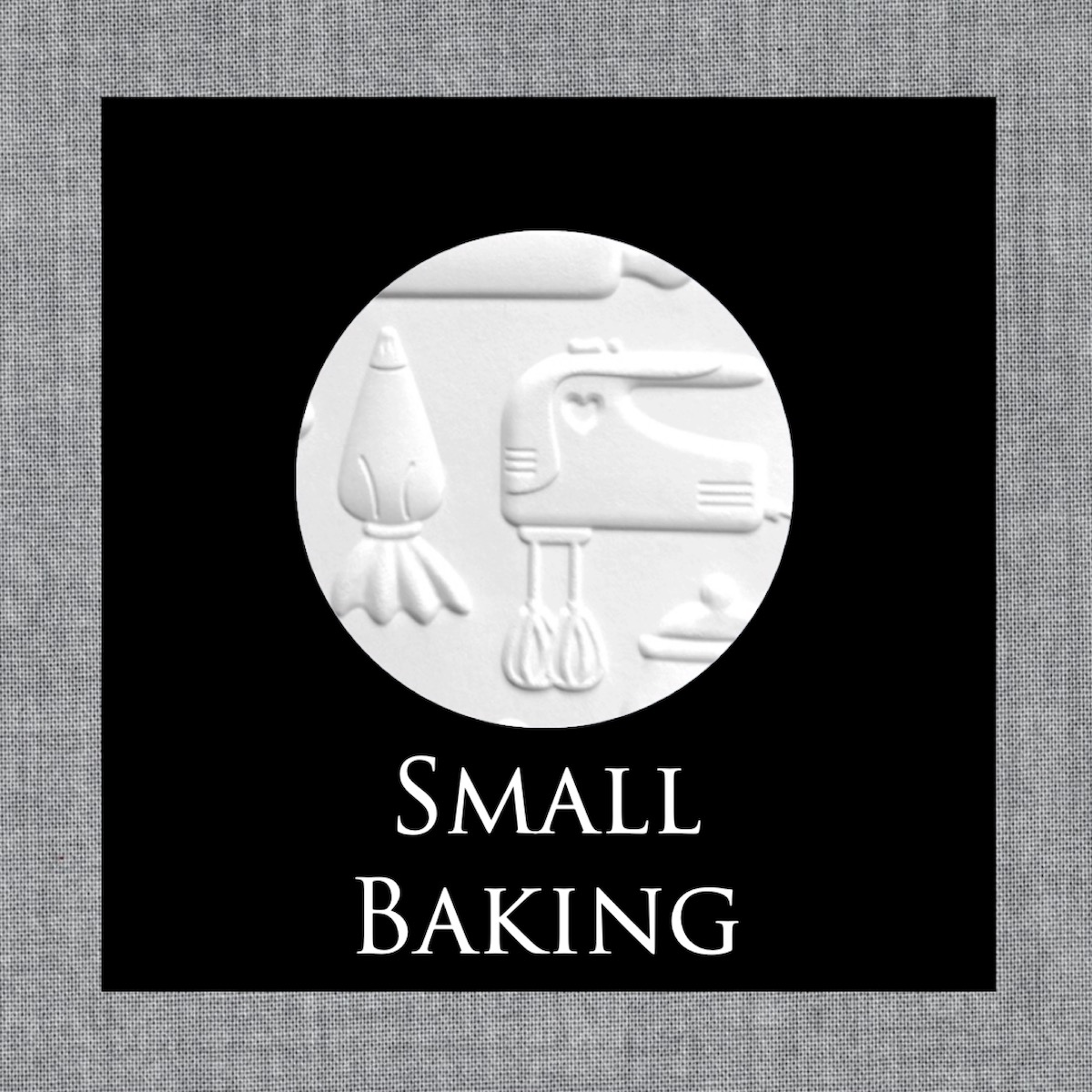Embossed Parchment Texture Circles Small – Baking
